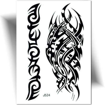 Tatouage temporaire tribal noir