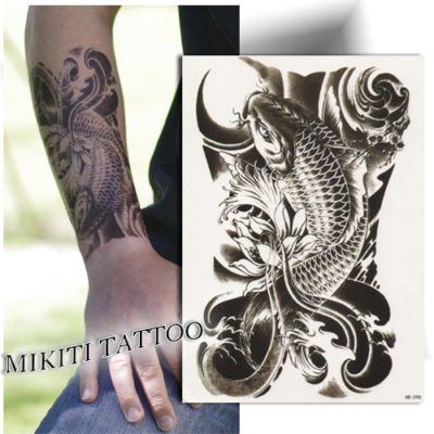 Grand tatouage temporaire