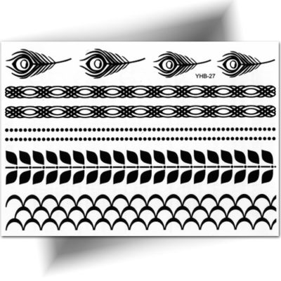 Tatouage temporaire noir
