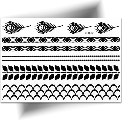 Tatouage temporaire noir