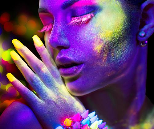 Tatouage éphémère fluorescent Tatouage temporaire fluorescent