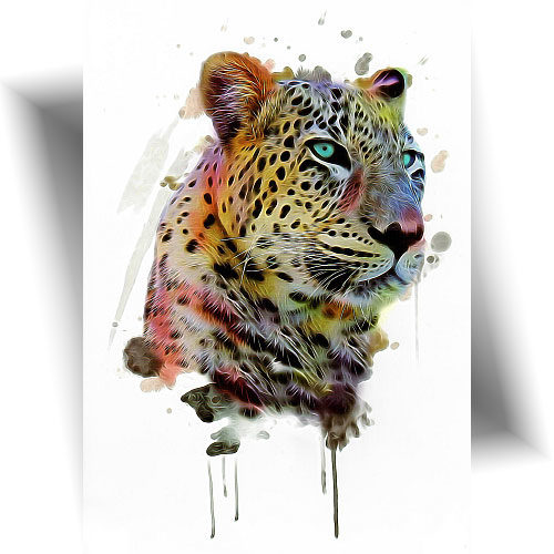Tatouage temporaire panthère