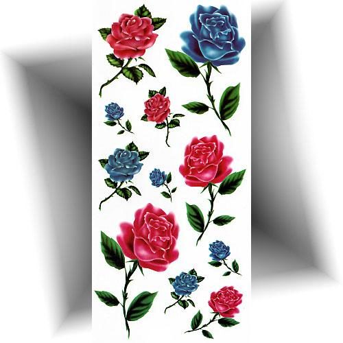 Tatouage-provisoire-petites-roses