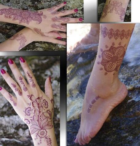 Tatouage temporaire effet henné brun Mikiti Tatouage temporaire effet henné brun