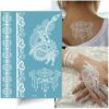 Tatouage bracelet cœur blanc