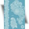 Tatouage éphémère mandala blanc
