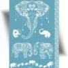 Tatouage temporaire mariage - éléphant