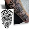 Tatouage temporaire totem maori