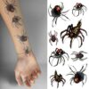 Tatouage araignées réalistes