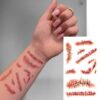Tatouage éphémère cicatrice Halloween