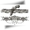Tatouage éphémère jarretière pistolet