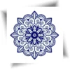 Un tatouage éphémère petit mandala au jagua, offrant un rendu réaliste et naturel, adaptable à toutes les parties du corps, avec une tenue de 8 à 15 jours.