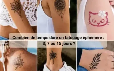 Combien de temps dure un tatouage éphémère ?