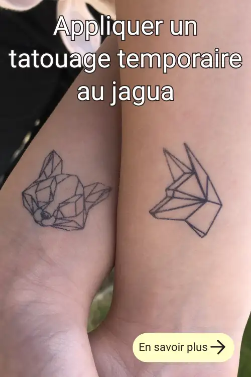 Comment poser un tatouage au jagua - conseils 