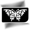 Créez un tatouage paillette avec notre pochoir papillon Machaon. Ajoutez des paillettes ou des fards gras pour un effet scintillant.