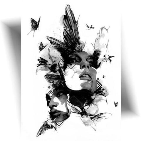Tatouages Temporaires Réalistes Papillons Colorés - Faciles à Appliquer, Envoi Gratuit, Taille S