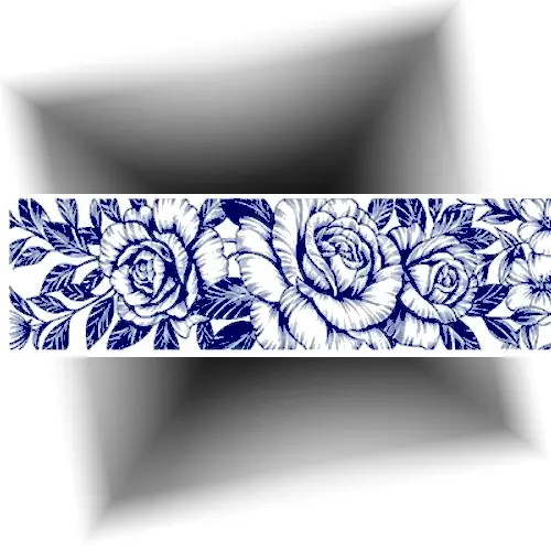 Tatouage cheville rose au jagua
