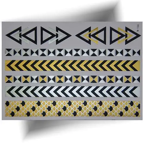 Tatouage éphémère bracelet doré effet bijou de peau à appliquer sur le poignet ou le bras, tatouage métallique été.