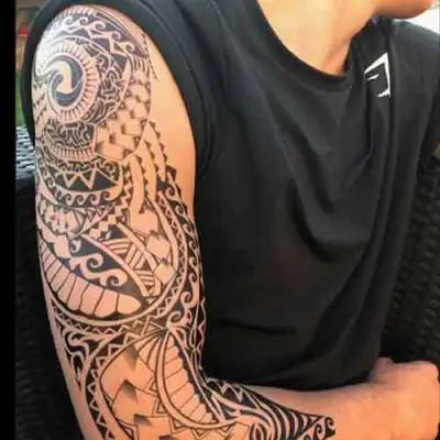 Tatouages éphémères manchette – Effet bras complet tatoué