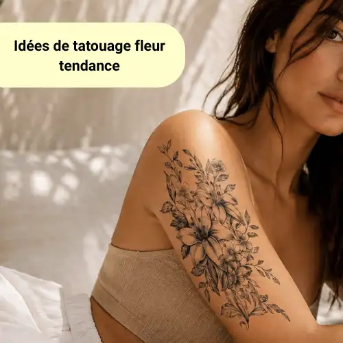 Tatouage fleur femme : 10 idées florales tendances
