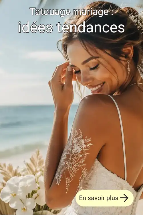 tatouage-mariage-tendance-mikiti Tatouages éphémères pour mariage, idées et tendances pour la mariée et les invités