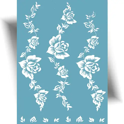 Tatouage temporaire petite fleur blanche, look bohème chic, tenue 3 à 7 jours, idéal pour mariage et festival.