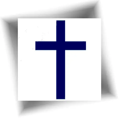 Tatouage semi-permanent croix à base de jagua, effet réaliste.